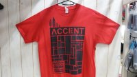 ~52%OFF~ AccentCollaboration "Block Mosaic" Tee[Red/M]
