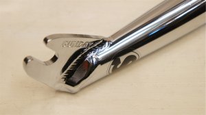 画像2: [28mm] Sunday "Darkwave" Fork [Chrome]