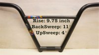 [Rise 9.75] Stranger "Zaferia 4PC" Bar [Up4°/ Back11°/ Matte Black]