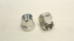 画像1: Cinema "Axle" Nut [14mm /Silver]