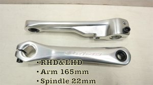 画像1: [165mm] Primo "Powerbite" Crank [22mm Spindle/ Polished]