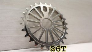 画像1: [26T] Mullet "OJ" Sprocket [Kaizenメッキ]