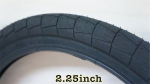 画像1: [2.25] Odyssey"Broc"Tire [Black/~100PSI]