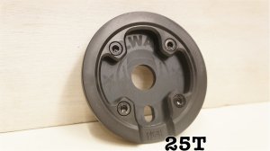 画像1: [25T] Fiend "Reynolds" Guard Sprocket [Black]