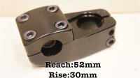 [Reach 52mm/ Rise 30mm] Odyssey "Boyd" Stem [TopLoad/ Black]