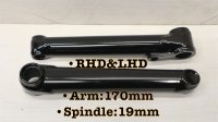 [170mm] Cult "Crew" Crank [19mm Spindle / 48 Spline / Black]