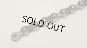 画像1: [FullLink] Izumi "Jet Black 1/8" Chain [Silver Black]