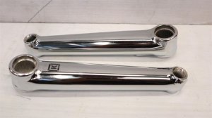 画像2: [165mm] Kink "Brace" Crank [22mm Spindle/ 48 Spline/ Chrome]