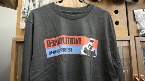 画像1: Demolition "Serve & Protect" Long Sleeve Shirts [L / Black]