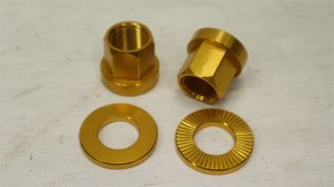 画像1: Shadow "Alloy" Nut [14mm/Gold]