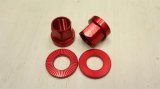 [14mm] Shadow "Alloy" Nut [CrimsonRed]