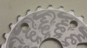 画像2: Fiend "Varanyak" Sprocket [25T/Bolt/Tumbled Aluminum]