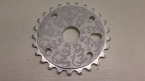 画像1: Fiend "Varanyak" Sprocket [25T/Bolt/Tumbled Aluminum]