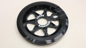 画像1: AliveIndustry "Sevenstar Guard" Sprocket [25T/Black]