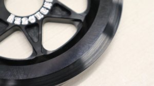 画像2: AliveIndustry "Sevenstar Guard" Sprocket [25T/Black]