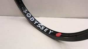 画像1: [Weld] Odyssey "Hazardlite" Rim [DoubleWall/ Black].