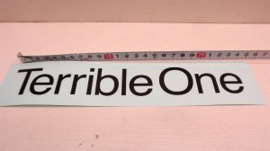 画像2: T-1 " Terrible One " Sticker [1pc / Black / Die cut]