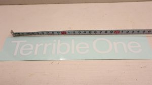 画像2: T-1 " Terrible One " Sticker [1pc / White / Die cut]