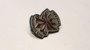 画像1: Flourish" Logo Enamel " Pin [BrownSmoke].