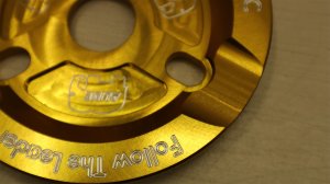 画像2: [25T] AliveIndustry "FTL V2" Guard Sprocket [Gold /Bolt]