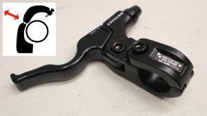 画像1: [Left] Odyssey "Mono" BrakeLever [開閉タイプ/ Trigger/ Black].