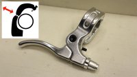 [Right] Mission "Captive"BrakeLever [開閉タイプ/Silver]