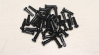 DT Swiss "Brass" Nipple [40pc/ 16mm/ Black].