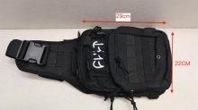 他の写真1: Cult "Tactical" MilitaryStyleCrossbody Pack [Black].