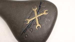 画像2: [Tripod] Odyssey "Wrenches"  Seat [Fat /DistressedBK].