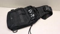 Cult "Tactical" MilitaryStyleCrossbody Pack [Black].