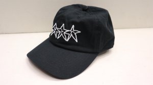 画像1: Cult "Starred" Father Cap [Black/ Ajustable]