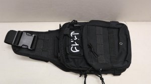 画像5: Cult "Tactical" MilitaryStyleCrossbody Pack [Black].