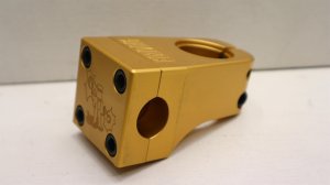 画像1: Fiend"Mills Frontload"Stem [Reach 48mm / Rise 12mm / MatteGold]