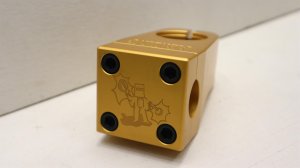 画像2: Fiend"Mills Frontload"Stem [Reach 48mm / Rise 12mm / MatteGold]