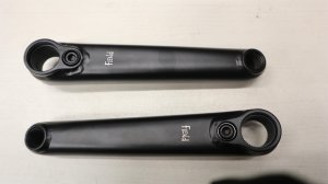 画像2: [160mm] Fiend "Segment" Crank [22mm Spindle/ 48 Spline/ Black]