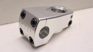 画像1: [Reach 50mm/ Rise 6.5mm] Odyssey "CFL3" Stem [CNC/ Silver]
