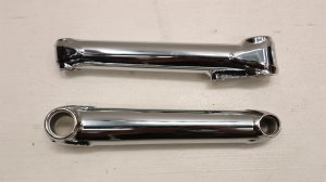 画像1: [160mm] Cult "Crew" Crank [19mm/ 48Spline/ Chrome].