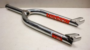 画像1: [26mm] Mission "Battalion V2" Fork [Chrome]