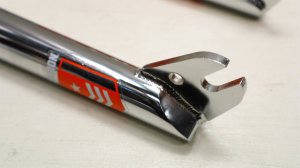 画像2: [26mm] Mission "Battalion V2" Fork [Chrome]