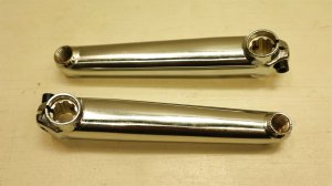画像2: [165mm] Mission "Transit V3" Crank Set [19mm Spindle/ 8 Spline/ Chrome]