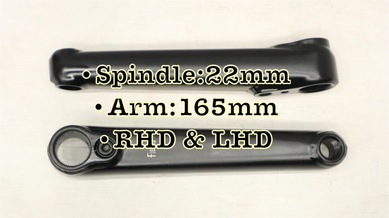 Fiend Crank [165mm / 22mm / 48Spline / Black]