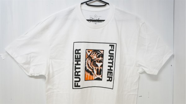 画像1: ~20%OFF~ Further "Tiger" Tee [White / XL] (1)