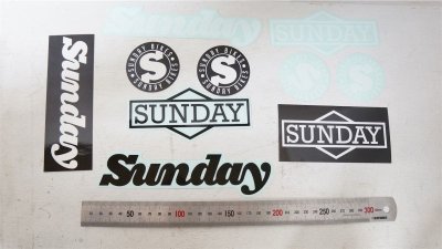 画像3: Sunday "Assorted" StickerPack [10pc]