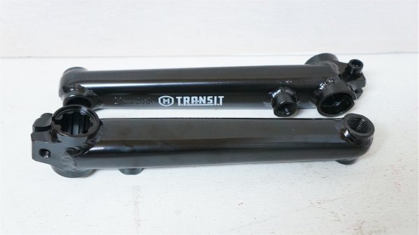 画像1: [165mm] Mission "Transit V2" Crank Set [ 8Spline/ Black] (1)