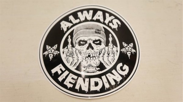 画像1: Fiend "Always Fiending 6" Round Ramp Sticker (1)