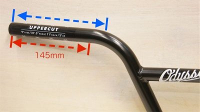 画像1: Odyssey "Uppercut" Bar [Rise 9 /Up2° / Back11° / Rust Proof Black]