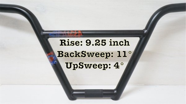 画像1: [Rise 9.25] Stranger"Piston 4PC"Bar [Up4° / Back11° / Matt ED Black] (1)