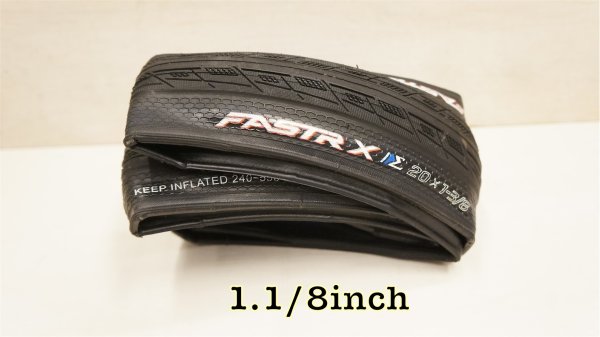 画像1: ~45%off~ Tioga "FastR X S spec" Tire [Black / 20×1.3/8] (1)