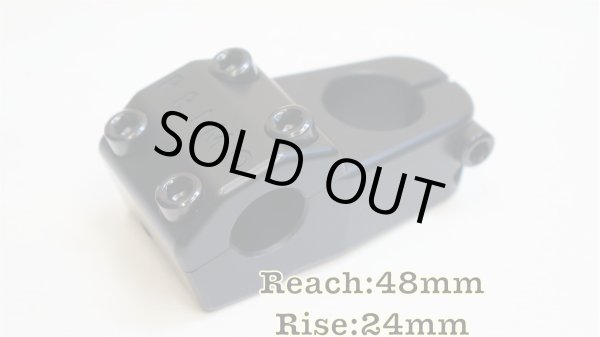 画像1: Primo "Down" Stem [Reach 48mm / Rise 24mm / TopLoad/ MatteBlack] (1)