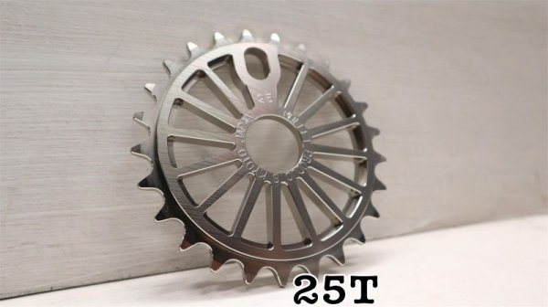 画像1: Mullet "OJ" Sprocket [25T/Kaizenメッキ /Bolt] (1)